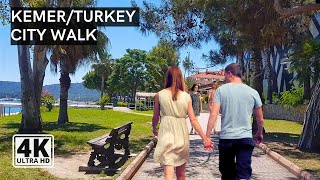 Walking in KEMERTurkey 🇹🇷  4K 60fps UHD [upl. by Darra542]