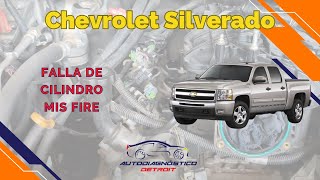 CHEVROLET SILVERADO FALLA DE CILINDROS MIS MFIRE [upl. by Hortense]