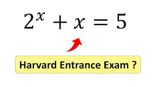 Solving a Harvard University entrance exam [upl. by Domella630]