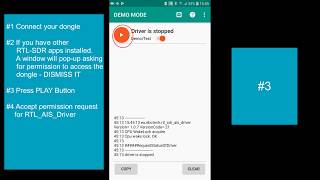 RTL SDR AIS Driver  Android [upl. by Nuhsal]