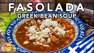 Traditional Greek Fasolada Recipe Bean Soup  Authentic White Bean Soup [upl. by Miett]