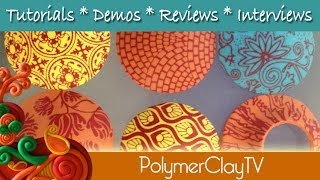 Polymer Clay Tutorial New Sculpey Product Demonstration [upl. by Ahsonek220]