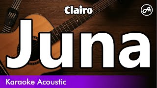 Clairo  Juna SLOW acoustic karaoke [upl. by Ful618]