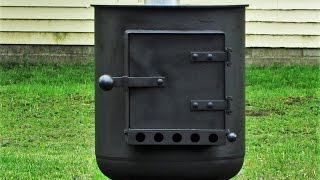 Homemade Potbelly Stove 17 inch Dia top [upl. by Etz793]