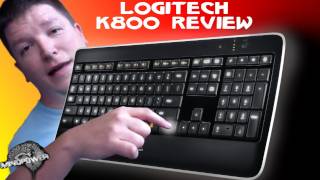 Logitech K800 Wireless Illuminated Keyboard Review  Mindpower [upl. by Romito439]