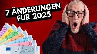 Neue Rentenregelungen für Arbeitnehmer und Rentner ab 2025 [upl. by Merril]