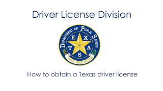 How To Obtain a Texas Driver License [upl. by Elleirua416]