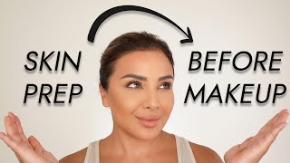 HOW TO PREP YOUR SKIN BEFORE MAKEUP  NINAUBHI [upl. by Sulienroc]