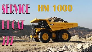 SERVICE 4 HD DUMPTRUCK CATERPILLAR 777 HM 1000 [upl. by Makell]