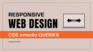 Kickstart Your Responsive Web Design Journey with CSS Media Queries [upl. by Rosalie]