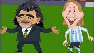 maradona and Messi הרצועה הצולבת האם מסי בדרך לארץ [upl. by Davita265]