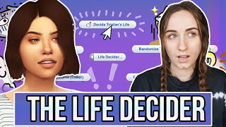 A MOD DECIDES MY SIMS LIFE  😱 Kawaiistacie Life Decider Mod  The Sims 4 [upl. by Ternan898]