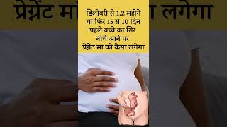 Baby Head Down Position Symptoms In Hindi  Delivery Hone Ke Lakshan [upl. by Lyrrad333]