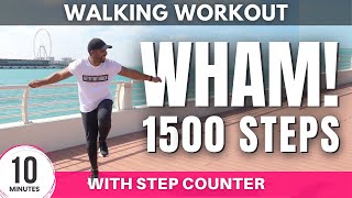 Wham Fun Indoor Walking Workout  Daily Workout at home [upl. by Nyltak]