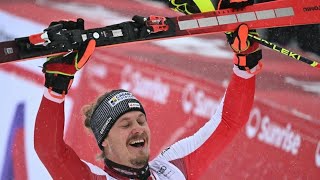 AUDI FIS Ski World Cup  Mens slalom  Adelboden SUI 2nd run Jan 7 2024 weareskiing atomic [upl. by Grimes]