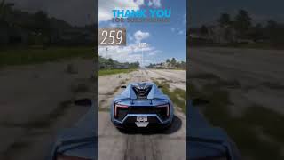 Unbelievable 🤯 W Motor Lykan Hypersport Top Speed 🔥shorts shortsfeed shortsviral [upl. by Hewe]