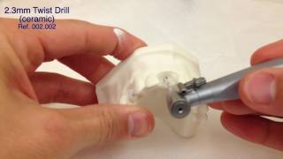 Tutorial of CeraRoot 21 zirconia implant placement CENTRAL INCISOR or CANINES [upl. by Alban170]