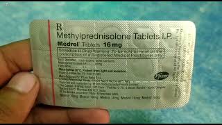 Medrol 16mg Tablet  Methylprednisolone 16mg Tablet  Medrol 16mg Tablet Uses Benefit Review Hindi [upl. by Andres]