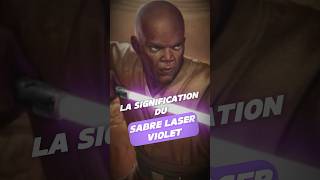 La signification du sabre laser violet 🟣 shorts [upl. by Alehcim51]