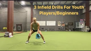 3 Infield Drills For Youth PlayersBeginners [upl. by Lladnew275]