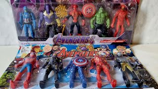 Marvels Spider man Cartoon Unboxing ASMRLower PricesIron Man Cartoon Captain America Hulk Man [upl. by Edijabab273]