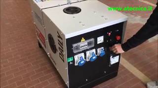 Generatore di corrente GEMAC DAILY 6Kw diesel silenziatoavr avviamento elettrico Atecnica [upl. by Nichols799]