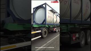 Iso Tank Truck Chemical and Petrochemical is a Specialized Vehicle Designed to transport Bulk Liquid [upl. by Thynne]