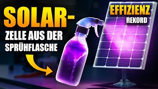 Geniale Erfindung SprühSolarzelle 95 günstiger als Solarmodule [upl. by Yemiaj]