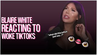 Blaire White Reacting to INSANE Woke TikToks Compilation 1 [upl. by Kentiga]