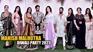 SidKiara ShahidMira NitaRadhika RekhaDisha At Manish Malhotra Diwali Party 2023 Part 1 [upl. by Rance]