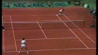 Davis Cup final 1984 McEnroe Sundström [upl. by Onateag53]