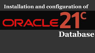 How to install and set up Oracle Database 21c On Oracle Linux 8  21c  Oracle free tutorials [upl. by Aissatsan]