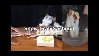 🦀Snow Crab Sashimi Recipe [upl. by Minna17]