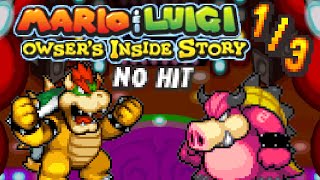 Todos los bosses No Hit  Mario amp Luigi Bowsers Inside Story Parte 13 [upl. by Anialahs]