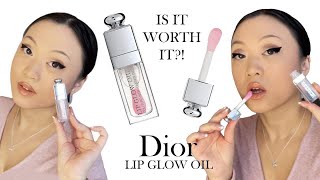 DIOR LIP GLOW OIL Honest Review  Swatches [upl. by Seaddon76]