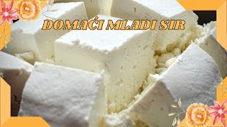 KAKO NAPRAVITI DOMACI SIR NA JEDNOSTAVAN NACIN HOMEMADE CHEESE [upl. by Woods]