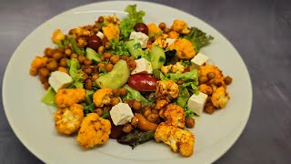 Thermomix® TM6  TM5  TM31 BlumenkohlSalat mit Kichererbsen [upl. by Wilow928]