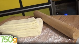 Recette du Pâte feuilletée maison Express  750g [upl. by Jude]