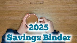 🥳 Making My Own 2025 Savings Binder 🥳 Cash Stuffing the Year [upl. by Hite359]