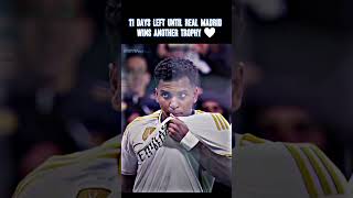 Only 11 days left football thfootballz footballteam realmadrid edit shorts viral [upl. by Johnathan]