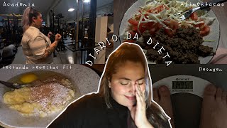 DIÁRIO DA DIETA ep5  treino jejum de 24h alimentação e mais 🥬🍅🥗 [upl. by Lraep]