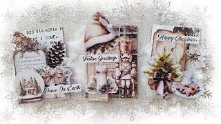 Christmas ATC • TUTORIAL • 2024 [upl. by Ahsiliw]