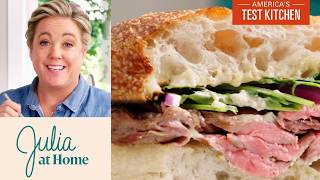 BestEver Grilled Steak Sandwiches  Julia At Home S4 E2 [upl. by Mudenihc960]