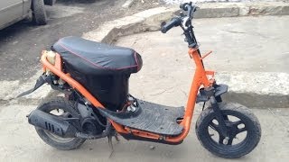 Ремонт и стайлинг ушатанной Honda Dio 27 [upl. by Eelarual649]