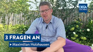 3 Fragen an Maximilian Holzhausen GrünForm Achtermann in Springe [upl. by Mccreery]