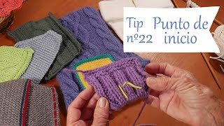 Diferentes maneras de tejer punto de inicio con dos agujas 👌 Tips [upl. by Claresta]