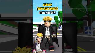 Cara membuat BORUTO Two blue vortex di brookhaven shorts [upl. by Sul]