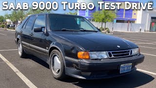 1993 Saab 9000 CSE Turbo Test Drive [upl. by Nahtanha]