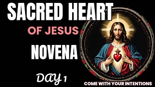 Day 1 NOVENA TO THE SACRED HEART OF JESUS 2024  Novena for Feast of the Sacred Heart of Jesus 2024 [upl. by Kowal]