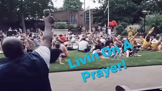 Man gets entire park to sing quotLivin On A Prayerquot and its Majical [upl. by Eggleston]